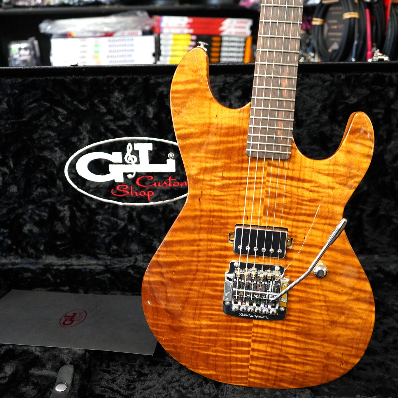 G&L USA CUSTOM SHOP Rampage 24 Flame Maple Top 6-String Electric Guitar 2025