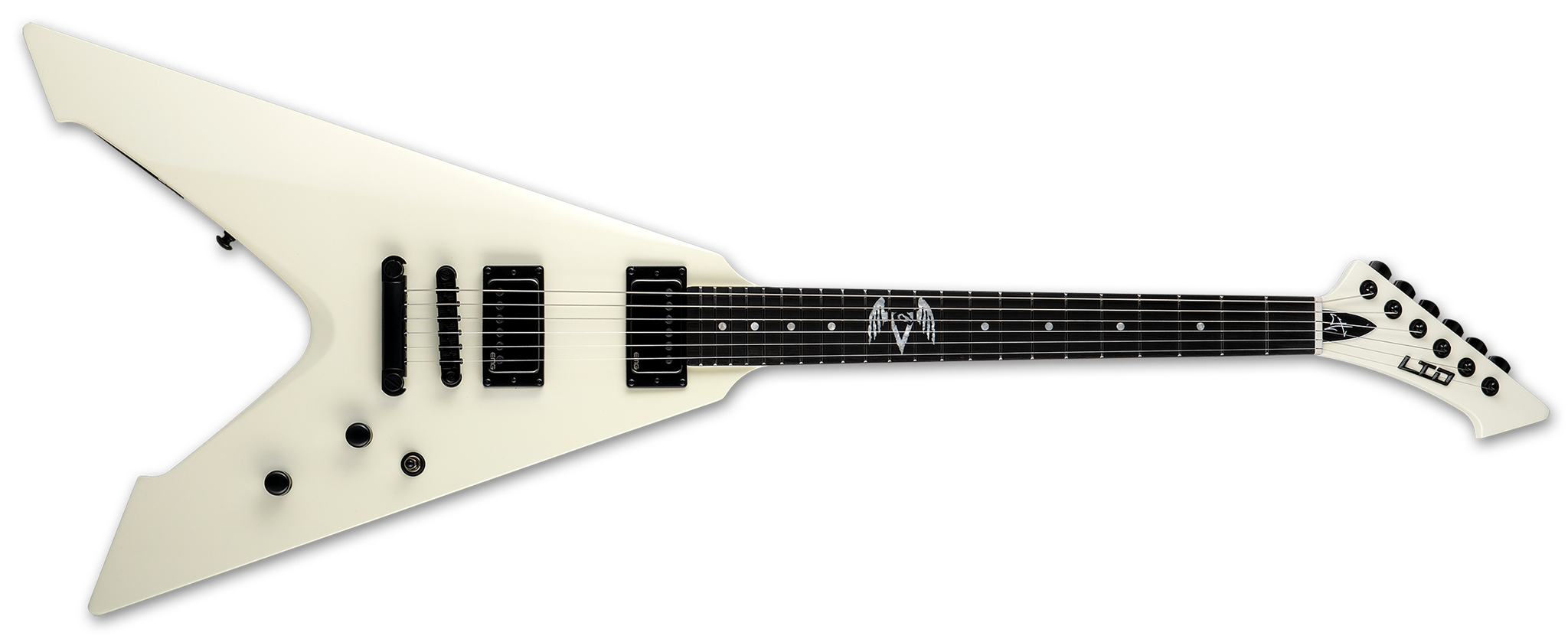 LTD SIGNATURE SERIES  James Hetfield  Vulture Olympic White  6-String Electric Guitar 