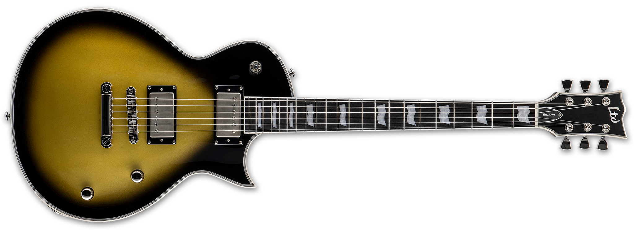 LTD SIGNATURE SERIES Bill Kelliher   BK-600 Vintage Silver Sunburst 6-String Electric Guitar 
