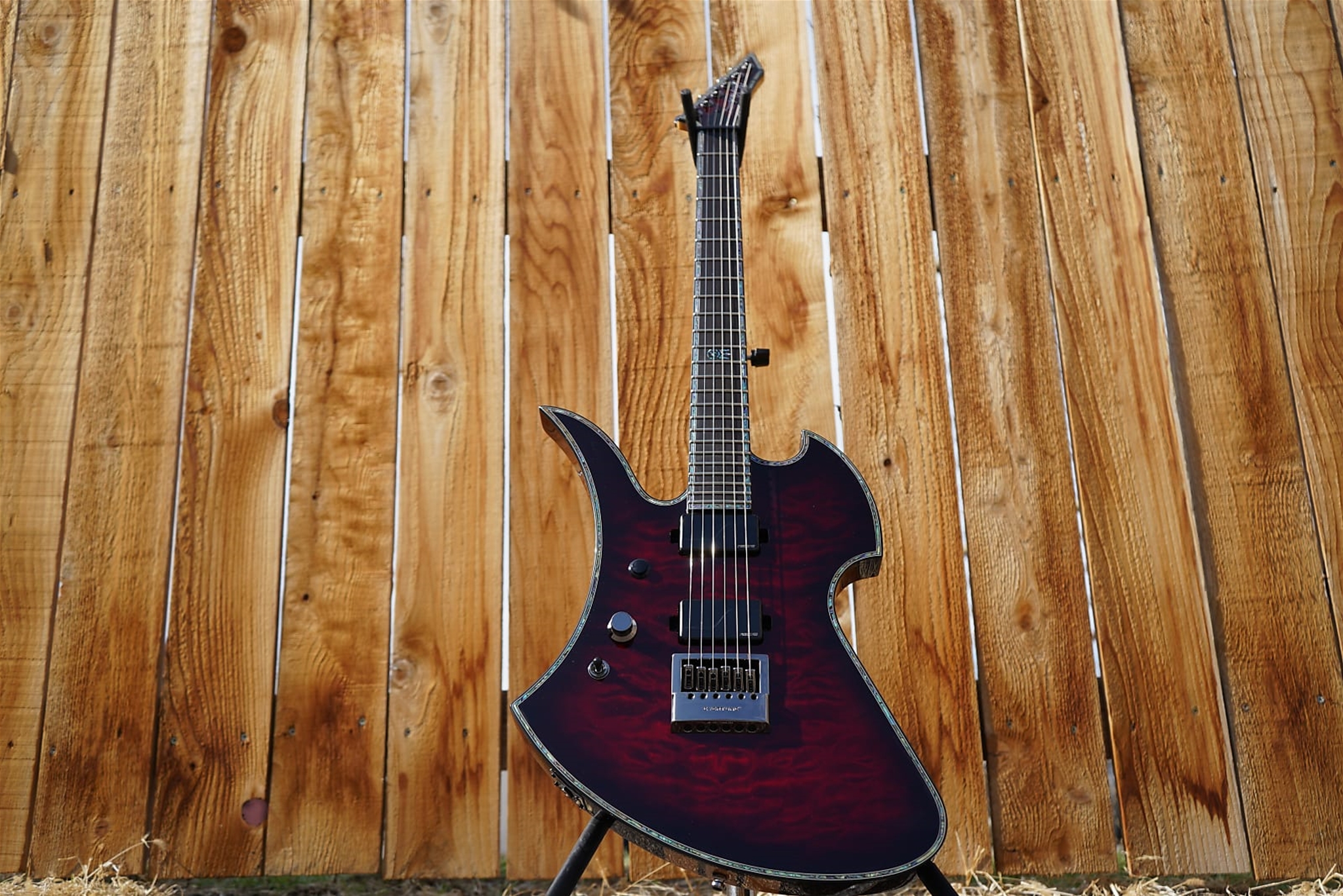 B.C. Rich Mockingbird Extreme Evertune Black Cherry Left Handed 6