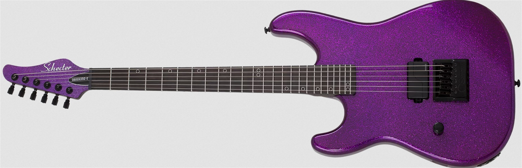 Schecter DIAMOND SERIES Danskimo-6 Daniel Haniss Purple Sparkle  Left Handed    6-String Electric Guitar 2025