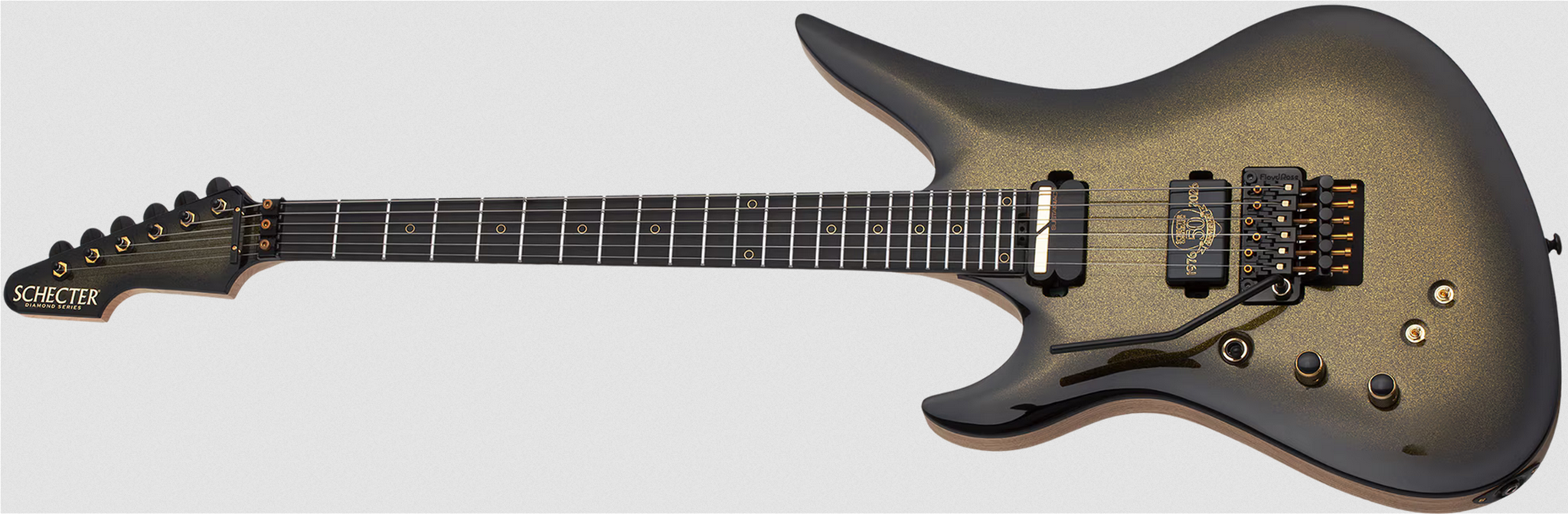 Schecter DIAMOND SERIES Avenger FR-S 50th Anniversary 50th Gold Burst  Left Handed 6-String Electric Guitar 2026