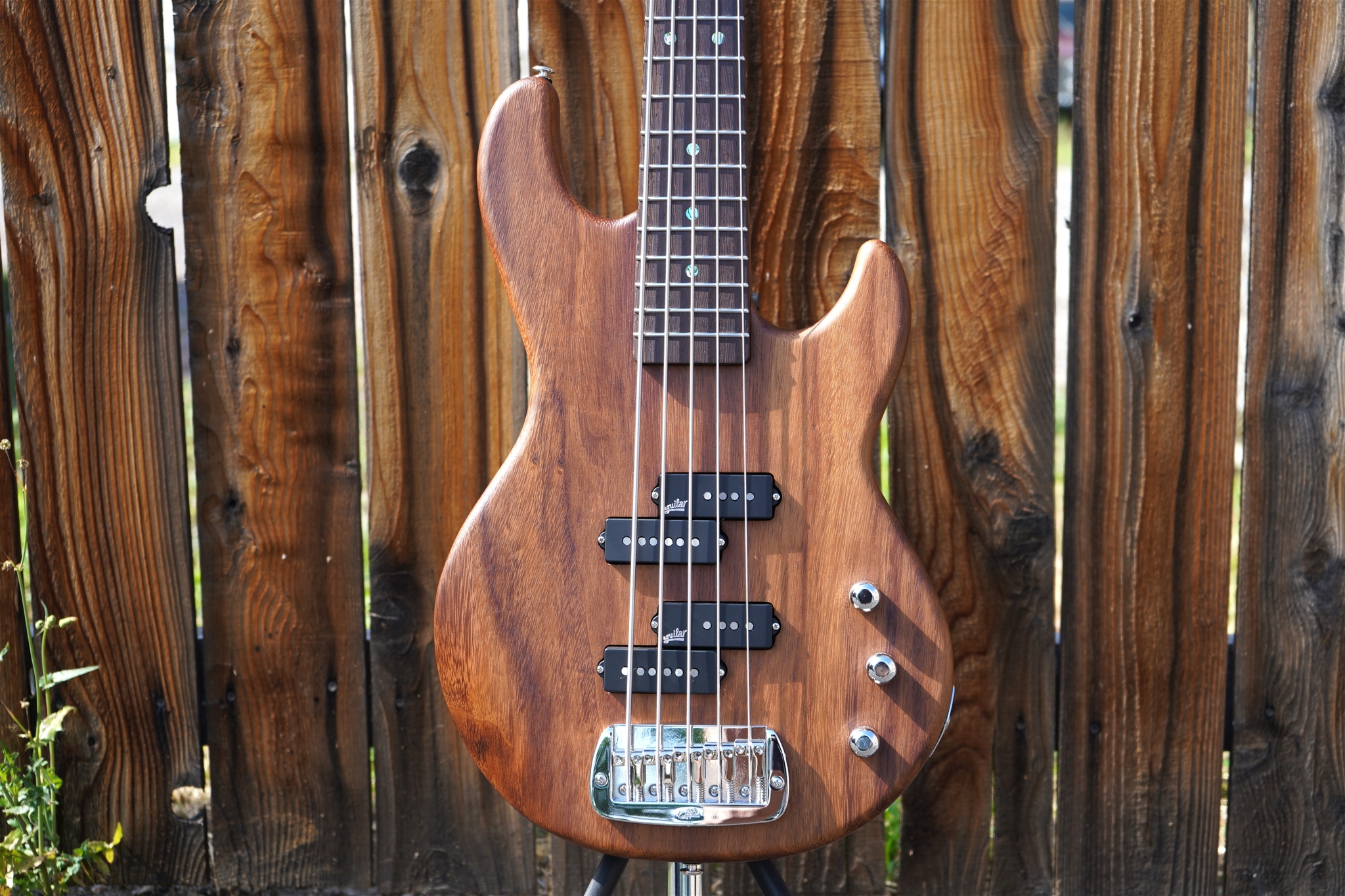 G&L USA Custom Shop Matador-V Monkey Pod  5-String Electric Bass Guitar 2025