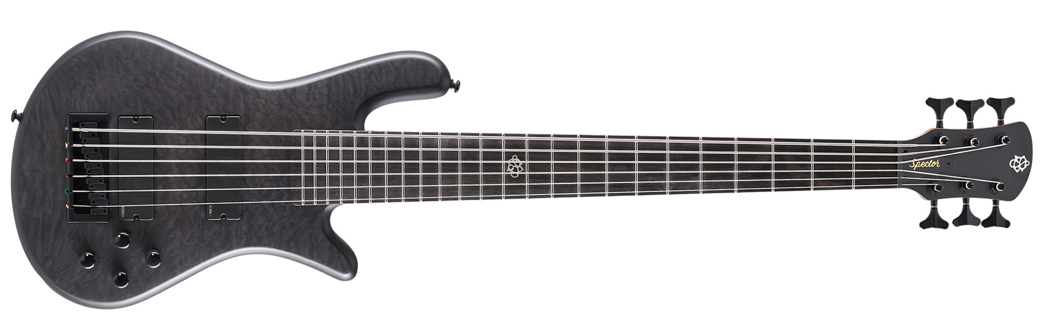 Spector NS Pulse II-6  Black Stain Matte 6-String Electric Bass  