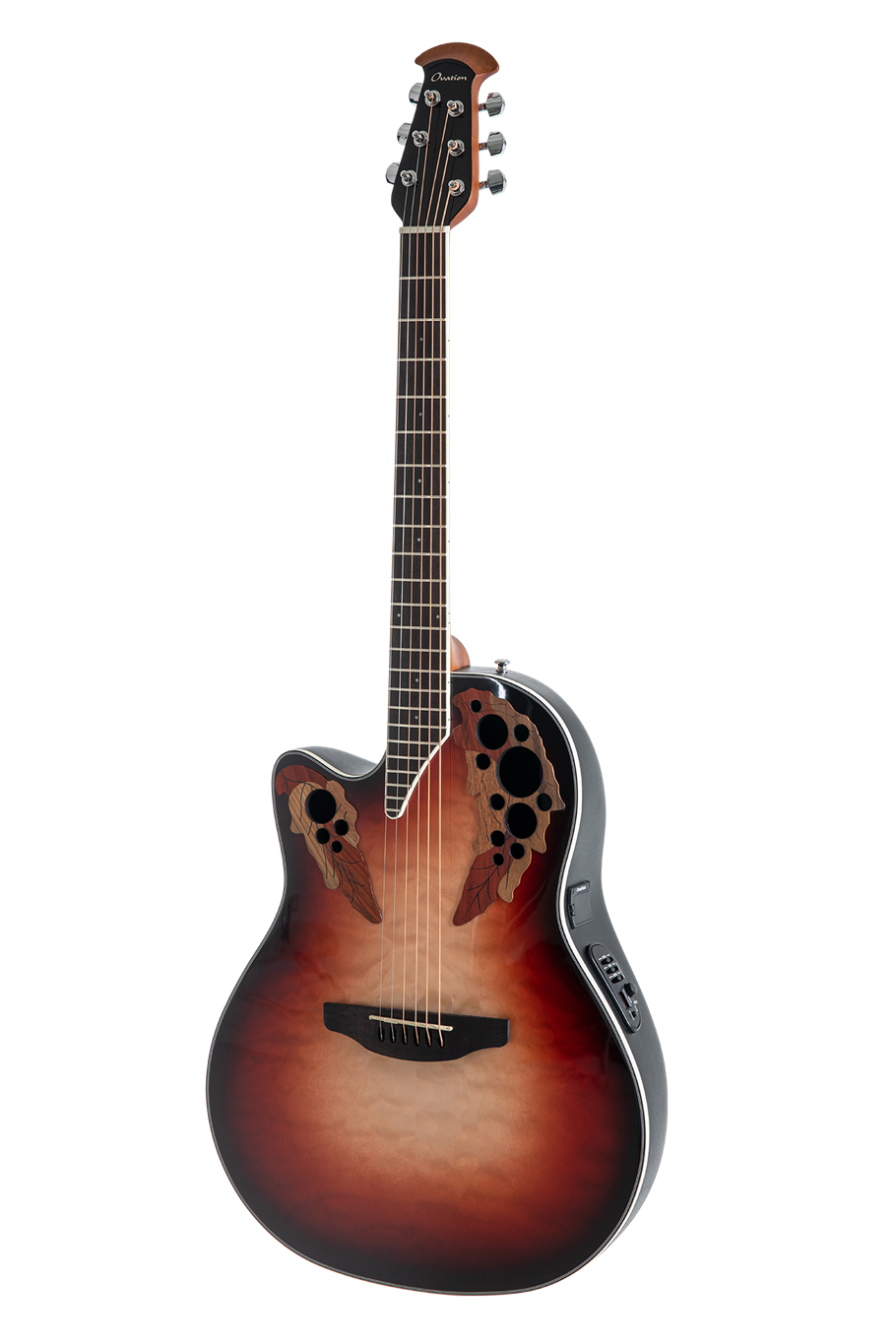 Ovation   Celebrity Elite Plus Mid Cutaway Left Handed 6-String Acoustic Electric Guitar 