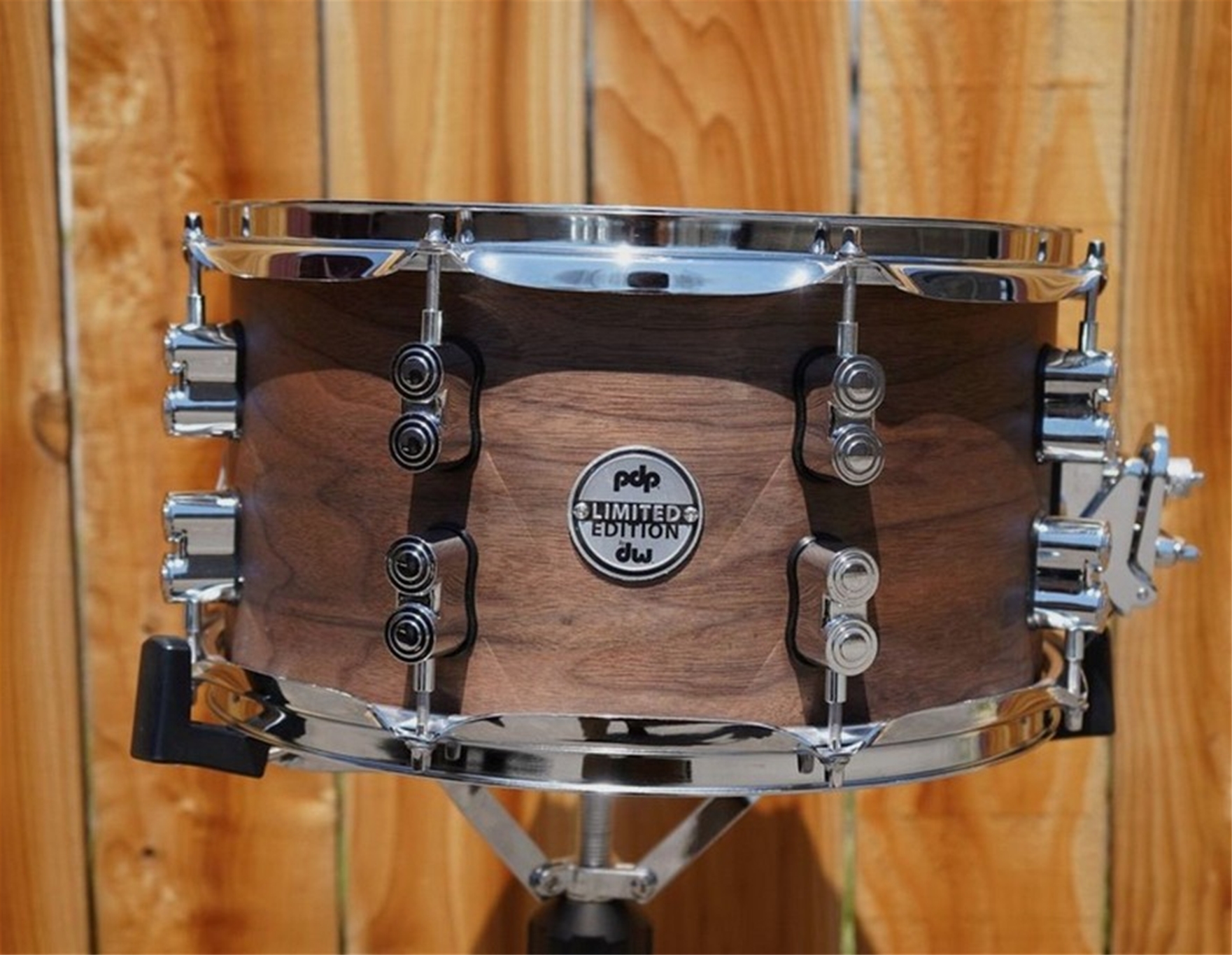 PDP 13'' Limited Edition |18ply Maple/Walnut Hybrid Shell Natural Satin | 6" x 13" Snare Drum