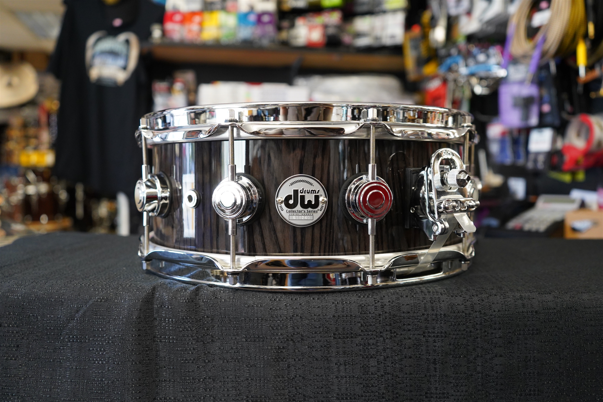 USED - DW USA Collectors Series Exotic 5.5x14" Thai Para Stave Shell Snare Drum w/ Rings