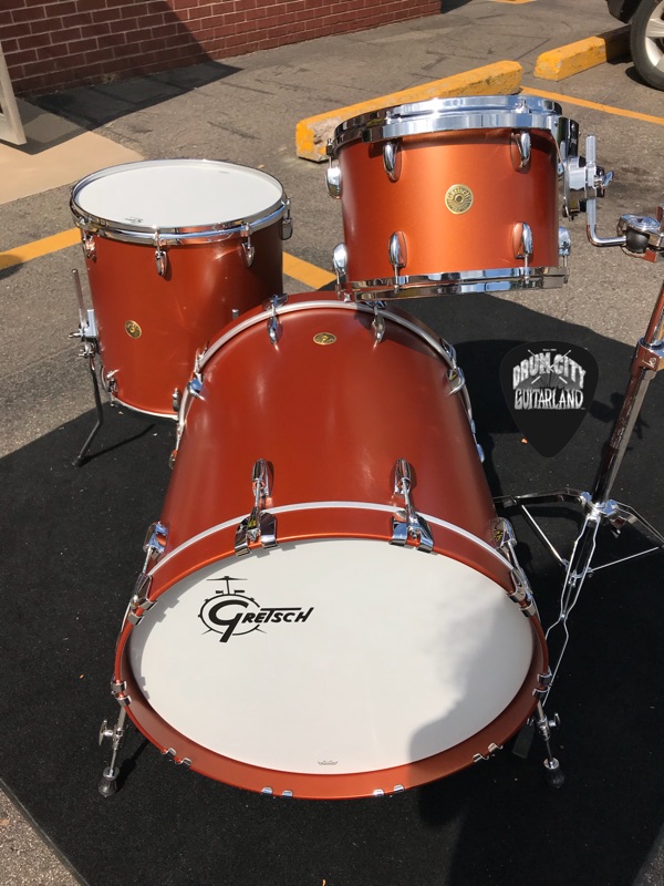Gretsch USA Custom Satin Copper 3-Piece Shell Pack