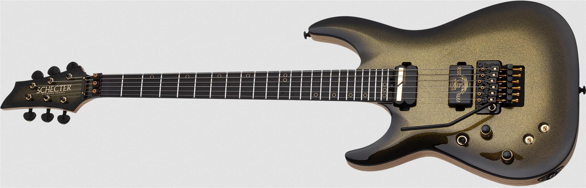 Schecter DIAMOND SERIES C-1FR/S 50th Anniversary 50th Gold Burst  Left Handed 6-String Electric Guitar 2026