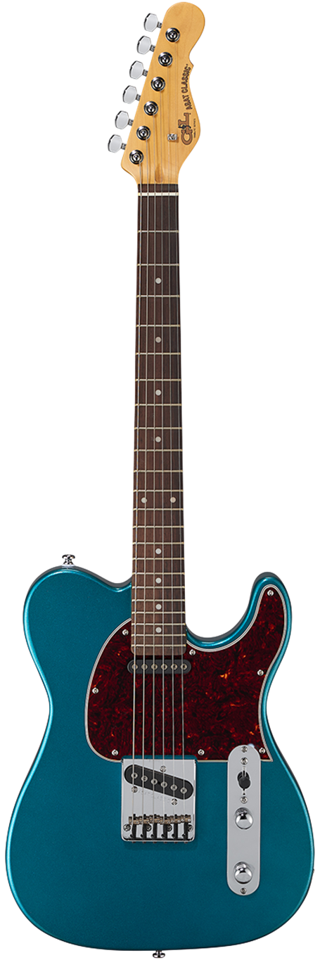 	G&L TRIBUTE SERIES ASAT Classic  Emerald Blue Metallic 6-String Electric Guitar  