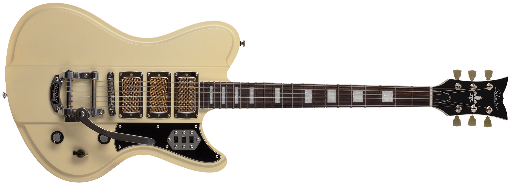 Schecter DIAMOND SERIES Ultra III Ivory Pearl 6String Electric Guitar