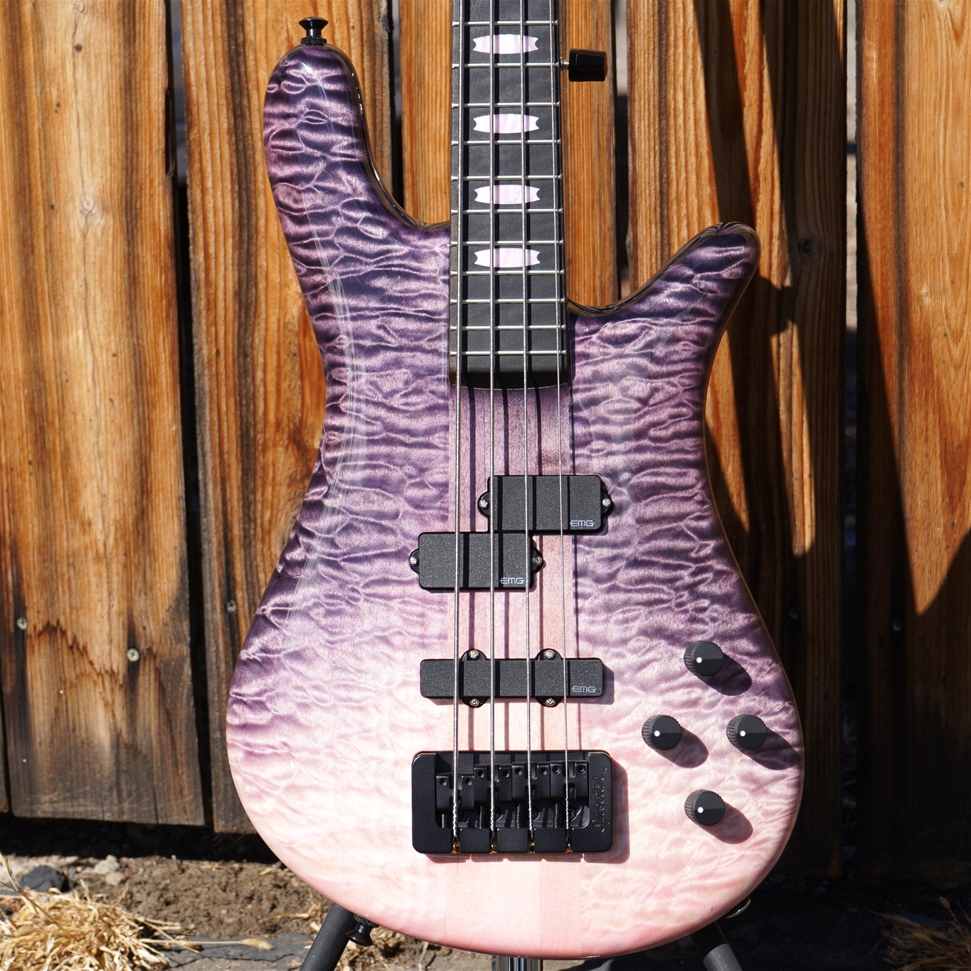 Spector USA NS-2 Pink Purple Fade 4-String Electric Bass Guitar 2026