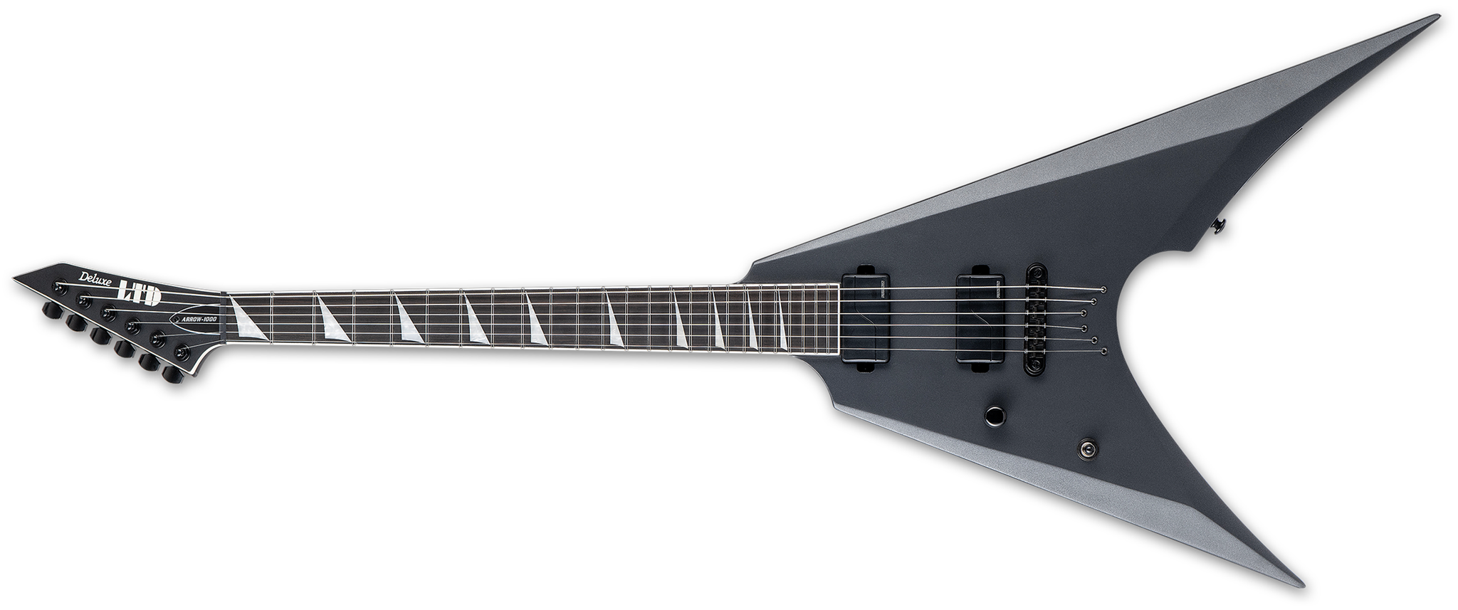 	LTD Arrow 1000NT Charcoal Metallic Satin Left Handed  6-String Electric Guitar 