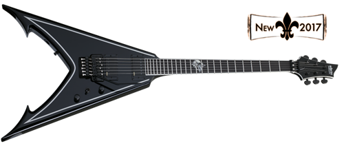 Schecter    DIAMOND SERIES  Artist Series Raven Dark V FR Abbath 6-String Electric Guitar 