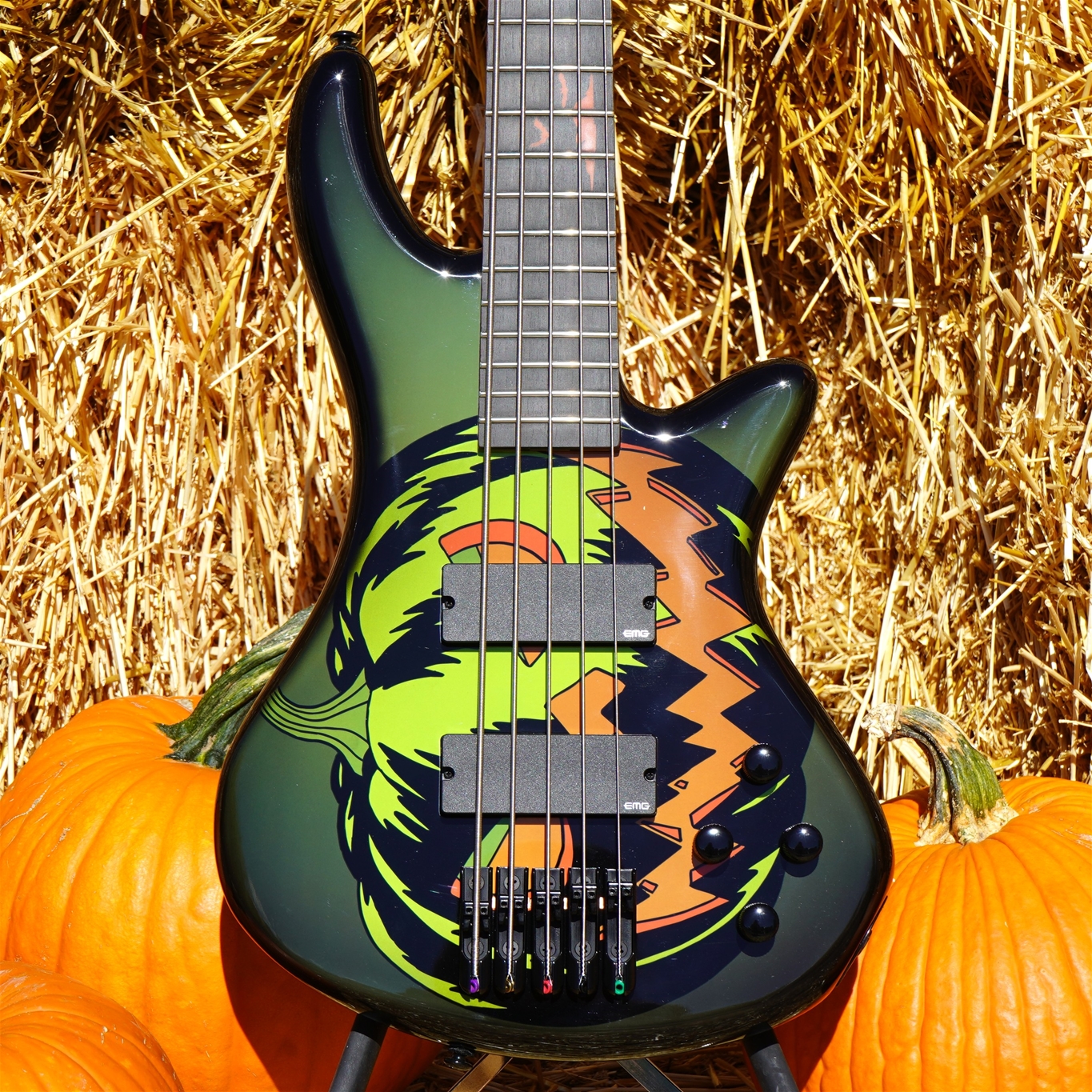 Schecter DIAMOND SERIES DCGL Exclusive Stiletto Custom-5 Halloween 5-String Bass  2026