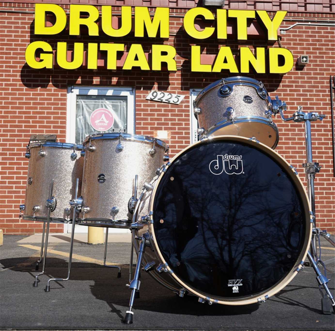 DW USA Performance Series 4pc Maple Shell Pack - Bermuda Sand Sparkle FP | 13, 16, 18, 22"