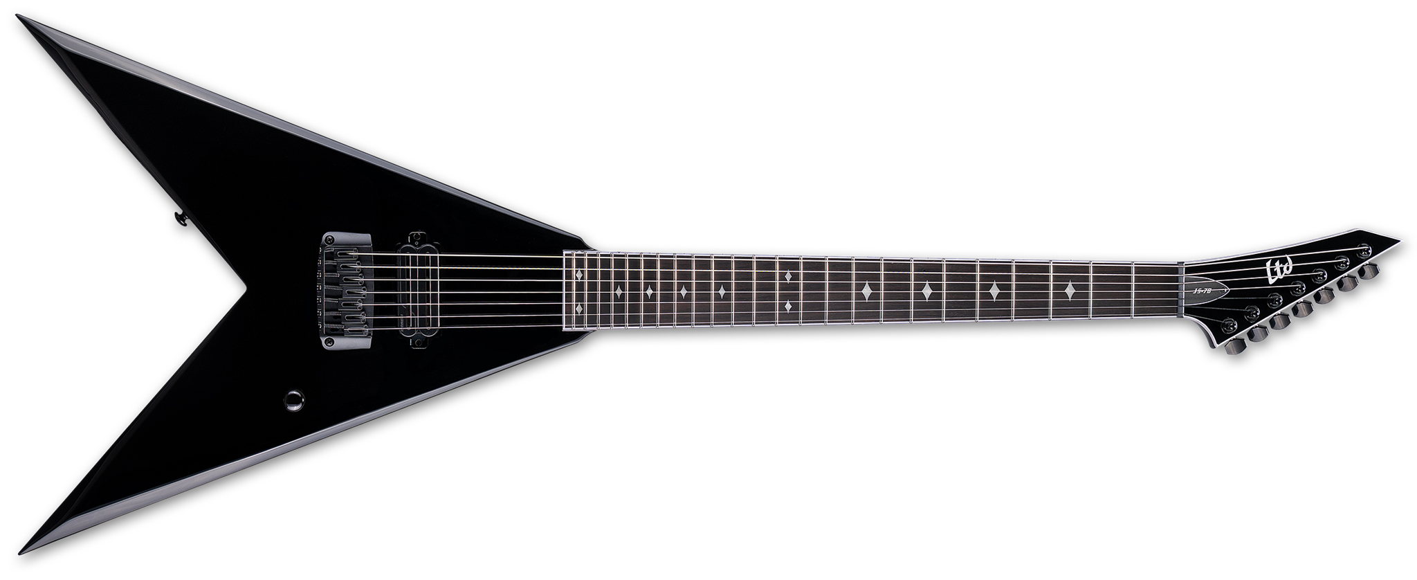 LTD SIGNATURE SERIES  JS-7 Baritone Black 7-String Electric Guitar 2026