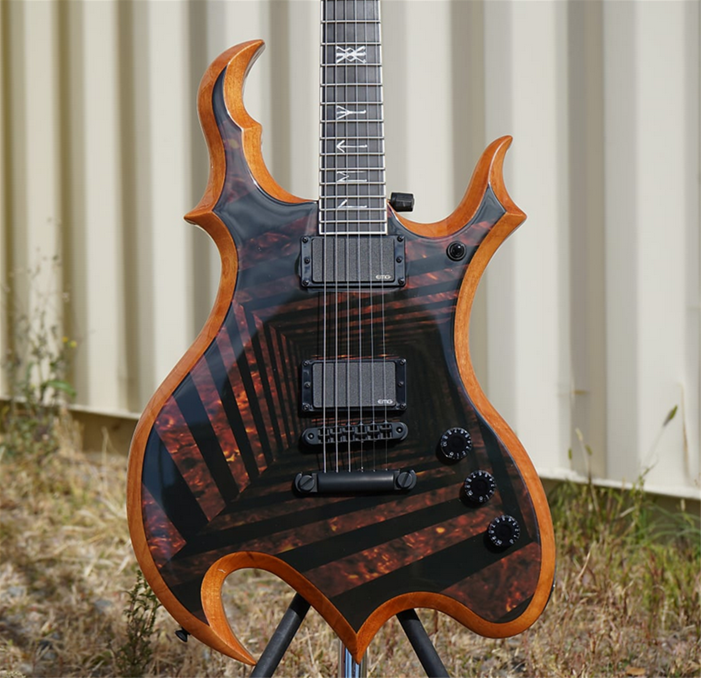 Wylde Audio  Wrathmaker Tortoise Shell Corridors 6-String Electric Guitar 2025