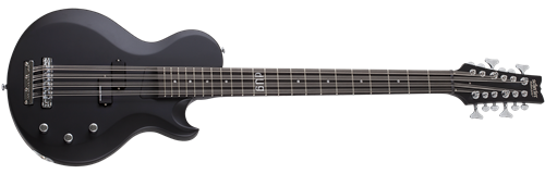 Schecter    DIAMOND SERIES  dUg Pinnick DP-12 Satin Black 12-String Electric Bass Guitar  