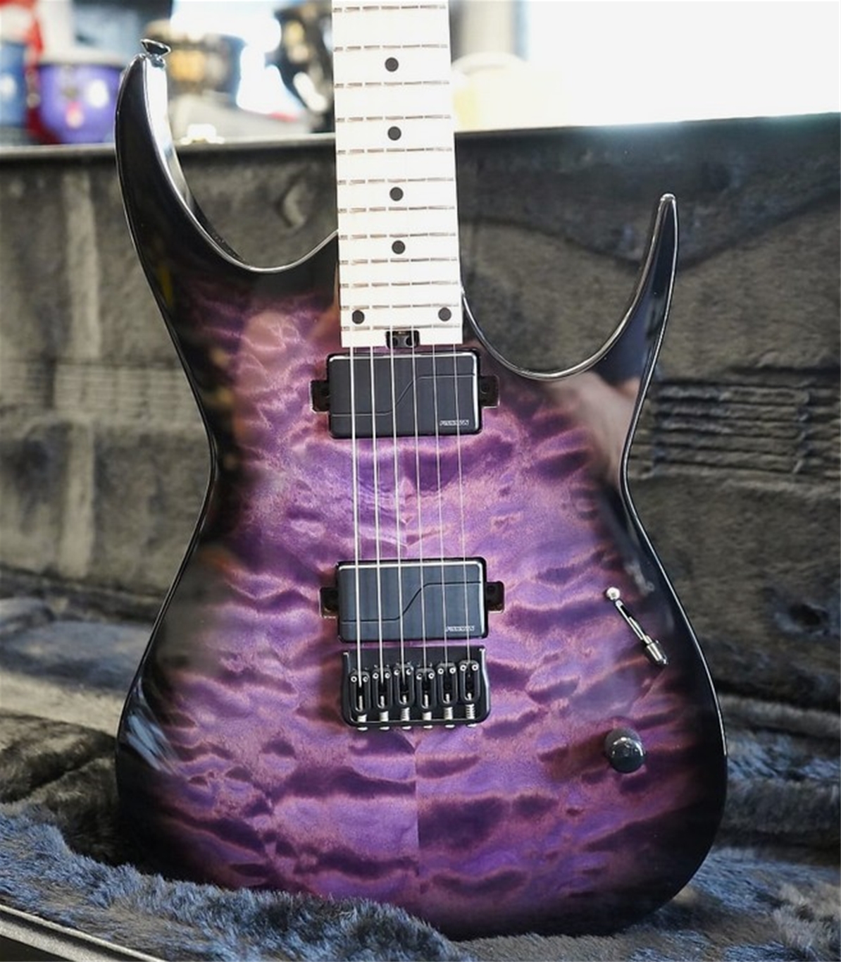 Dean USA Custom Shop Exile Jon Donias - Transparent Purple Burst 6-String Electric Guitar
