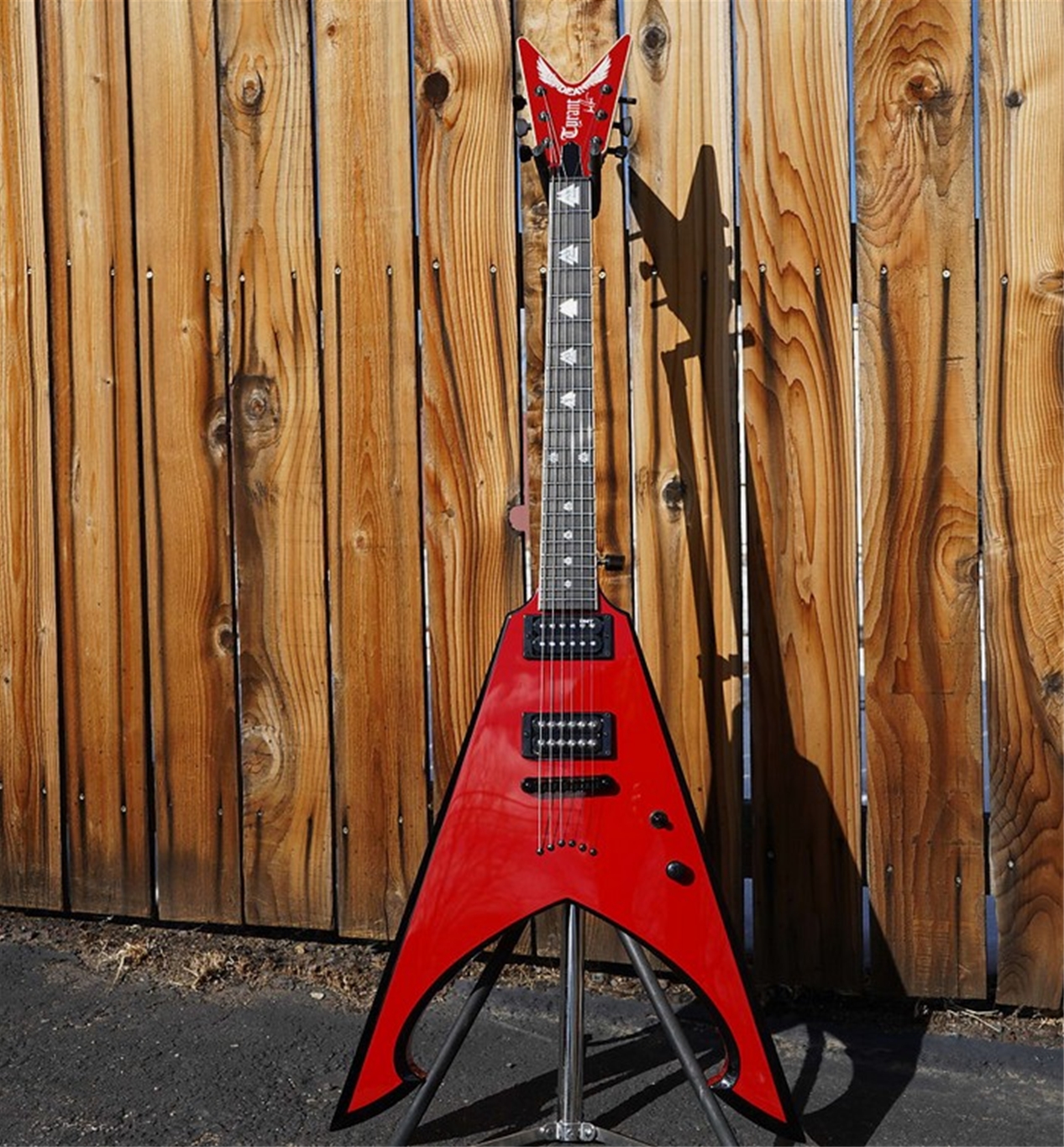 Dean USA Custom Shop Michael Amott Tyrant - Blood Red w/ Black Bevels 6-String Electric Guitar