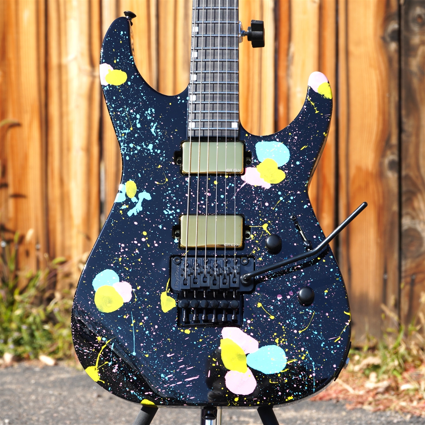ESP USA M-II NTB FR Cosmic Gumball   6-String Electric Guitar 2026