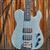 G&L USA Custom Shop ASAT Bass Black Crinkle Over Himalayan Blue   4-String Electric Bass Guitar 2025