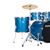 Ludwig Accent Drive Outfit #LC19519 - Blue Sparkle - 5-piece Complete Drum Set with 22" Bass Drum