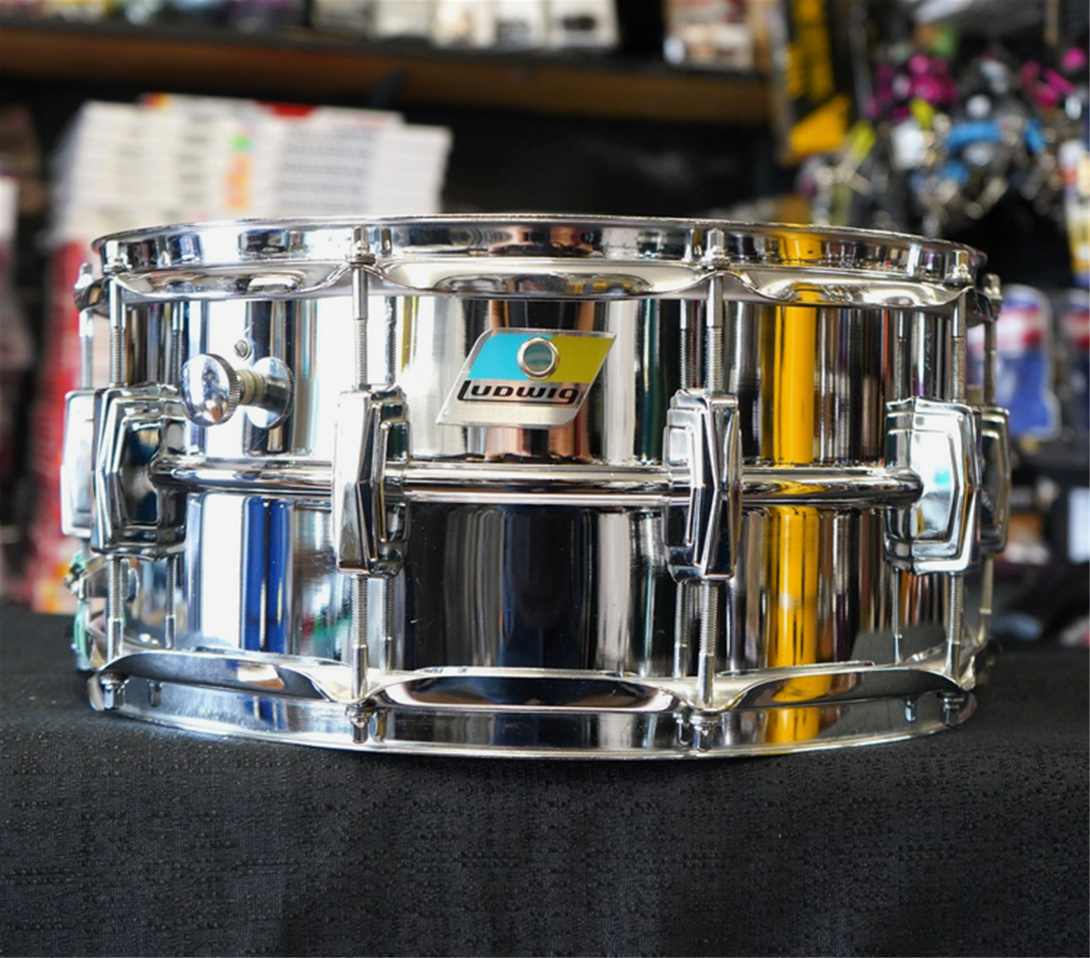 USED - 1970s Ludwig USA Supraphonic 6.5x14" Snare Drum 