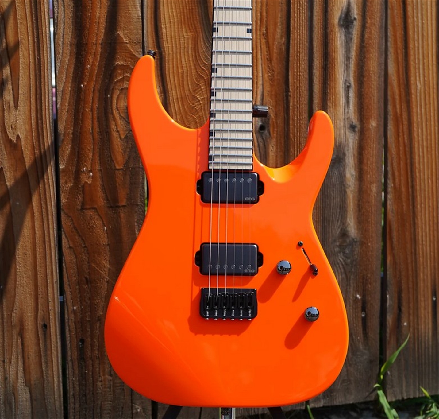 ESP CUSTOM SHOP M-II CTM/M Neon Orange 6-String Electric Guitar 2025