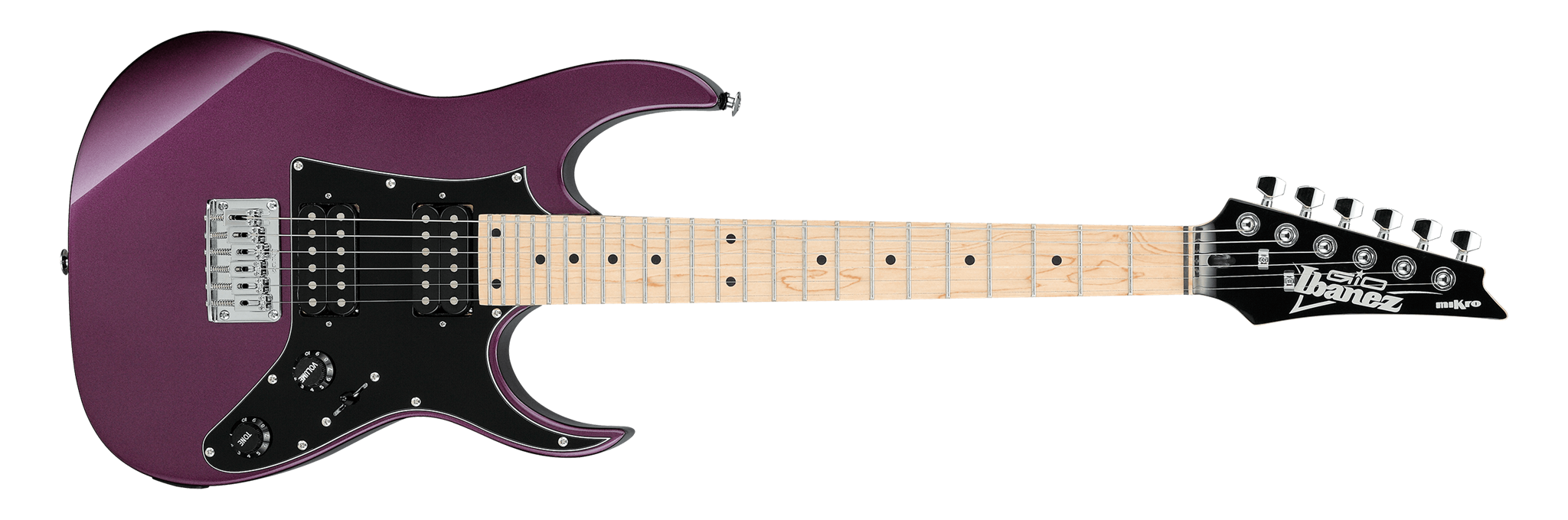 IBANEZ MIKRO GRGM21M MPL Metallic Purple 22.2 Short Scale 6-String Electric Guitar