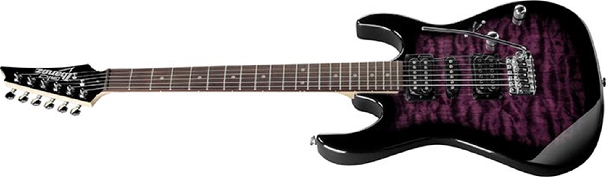 IBANEZ GIO GRX70QA Transparent Violet Burst 6-String Electric Guitar