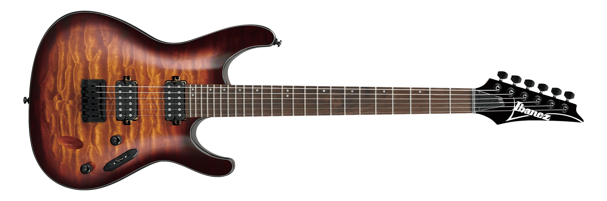 IBANEZ S621QM DEB Dragon Eye Burst 6-String Electric Guitar  