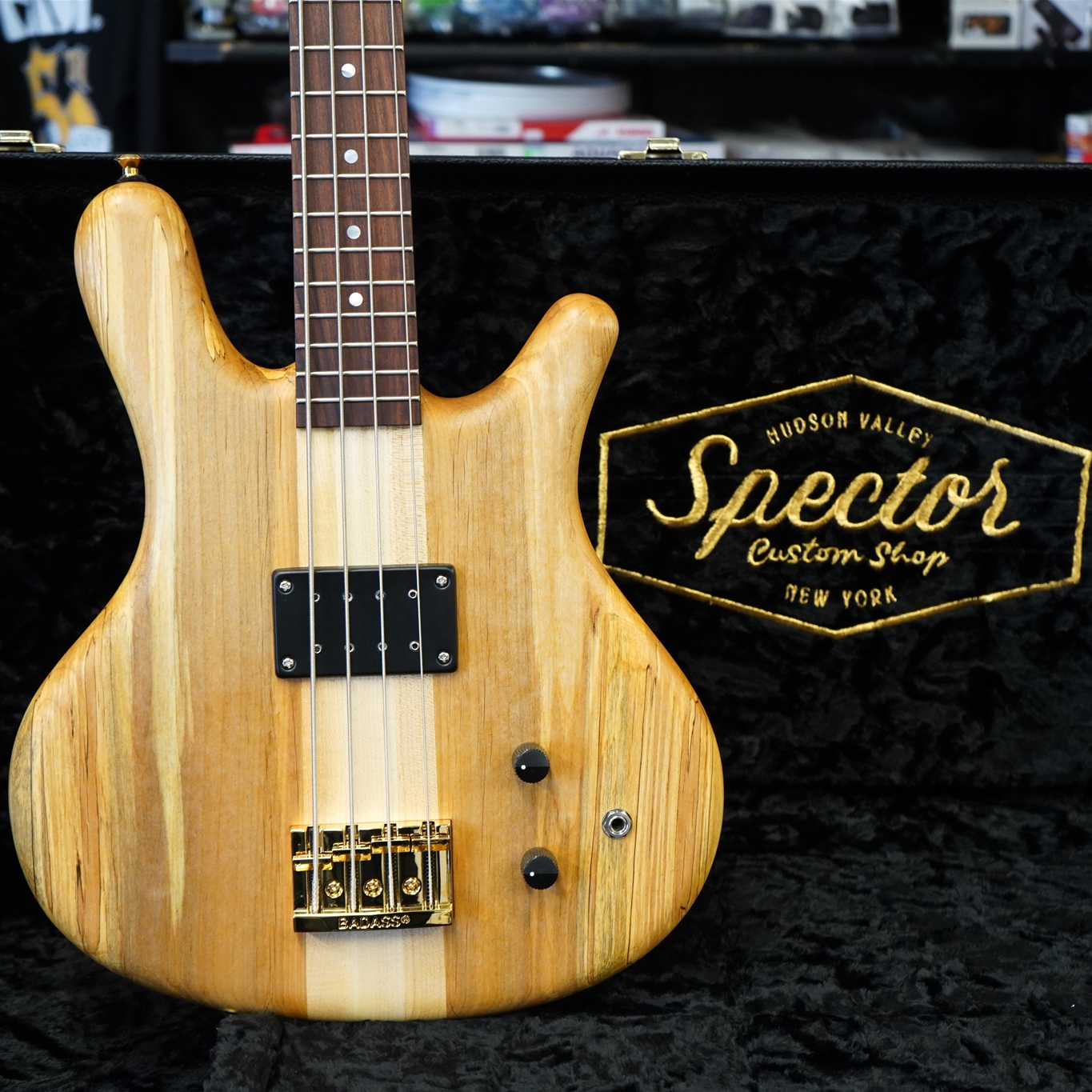 Spector USA SB-1 Rainbow Alder 14/50 Made 4-String Electric Bass Guitar 2026