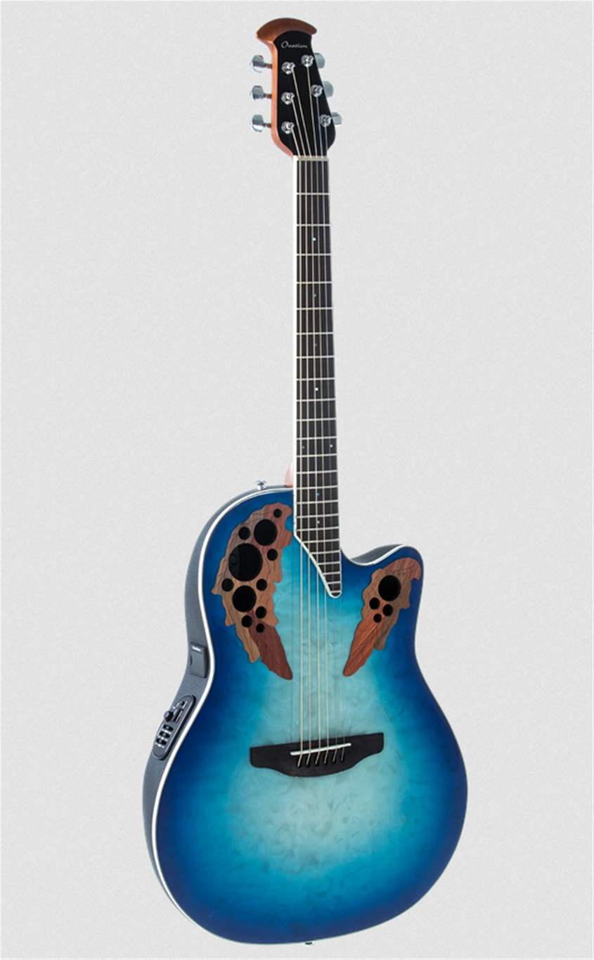 Ovation   Celebrity Elite Plus  CE48P-RG Regal To Natural 6-String Acoustic Electric Guitar 