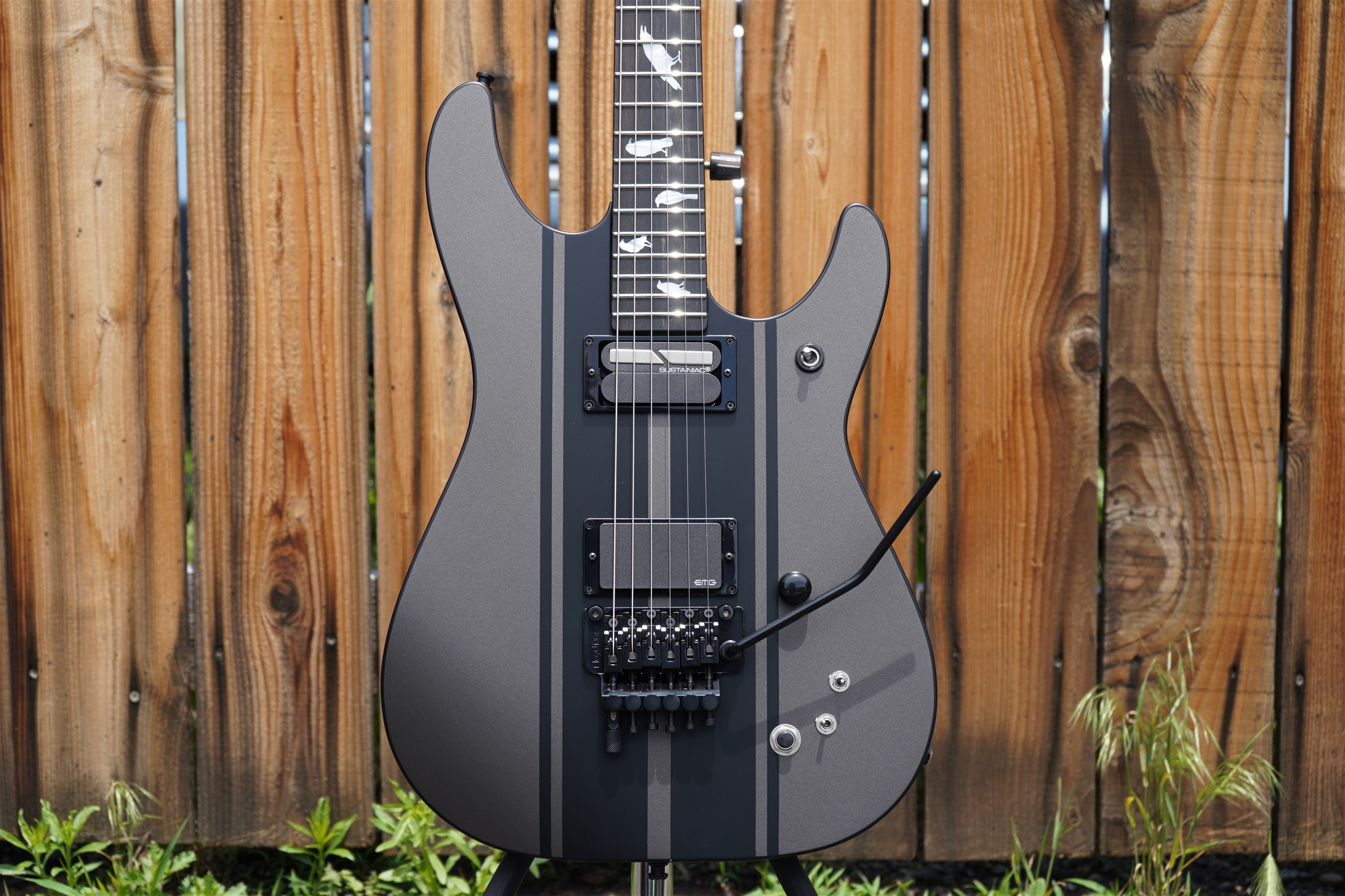Schecter USA CUSTOM SHOP DJ Ashba USA Signature Satin Charcoal Grey 6-String Electric Guitar 2025