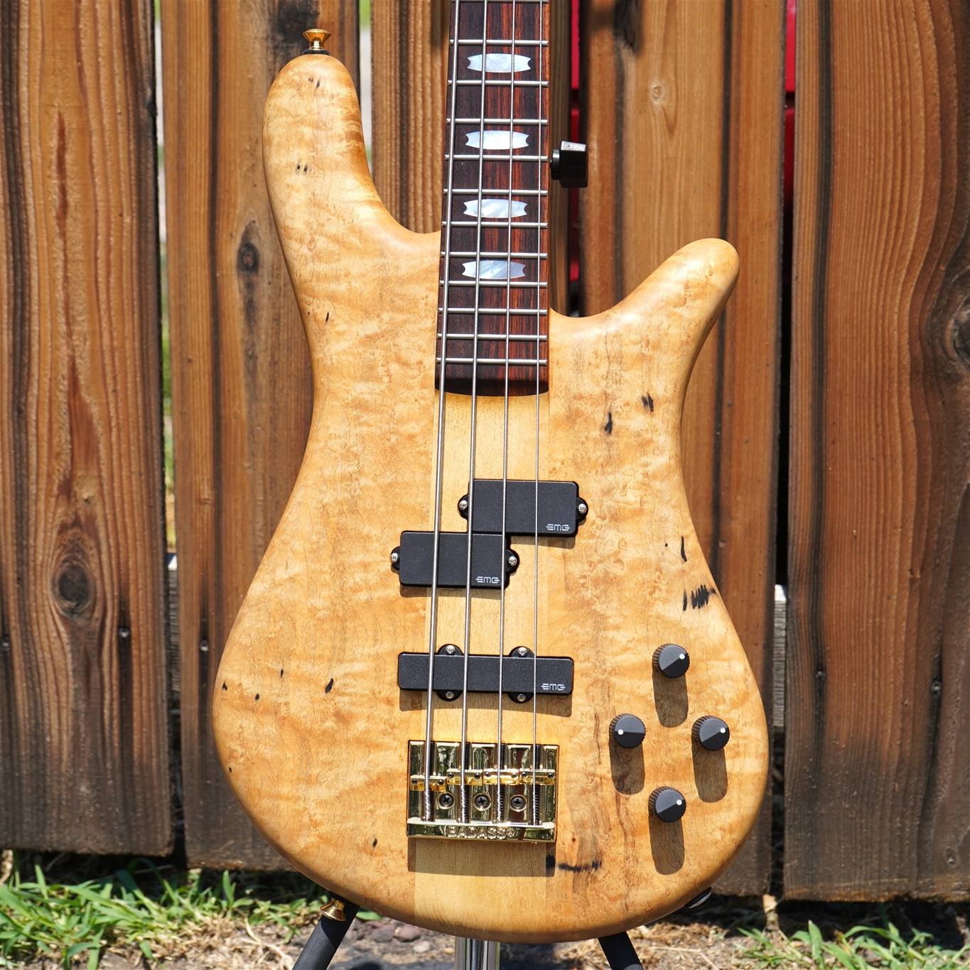 Spector USA NS-2 Natural Oil w/Solid Wings 4-String Electric Guitar 2026