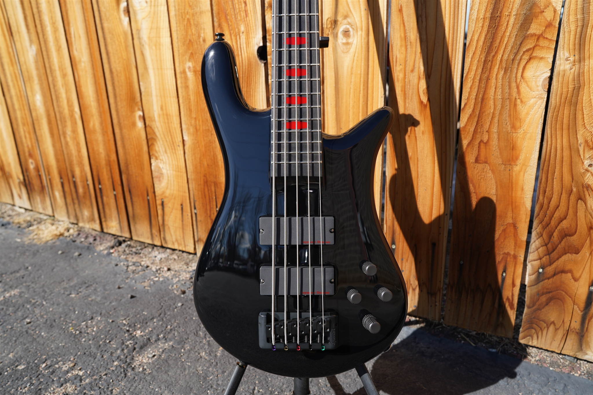 Spector Euro5 LX Alex Webster Solid Black  5-String Electric Bass Guitar 2024