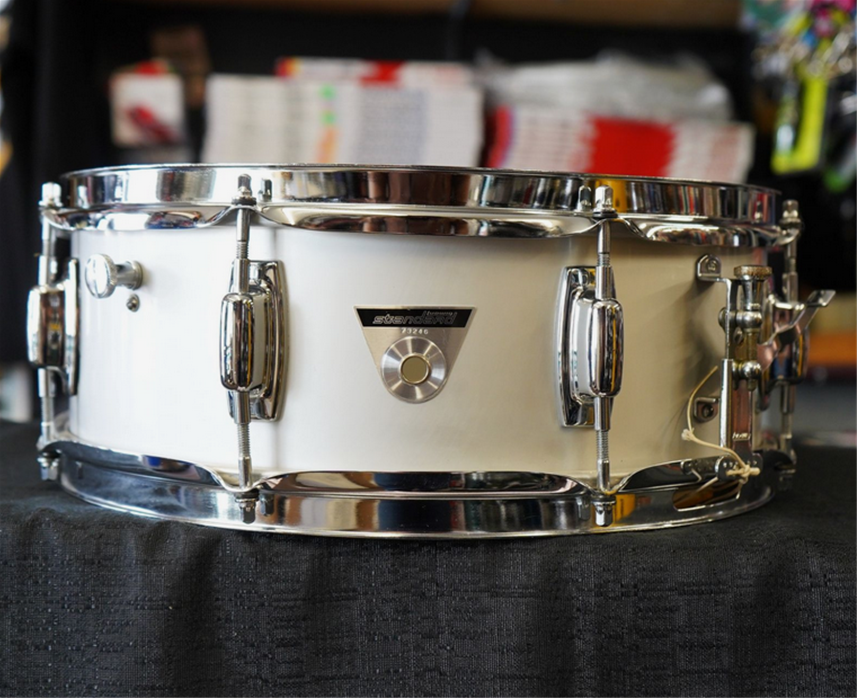 USED - 1970s Ludwig USA Standard Acrolite 5x14" Aluminum Snare Drum