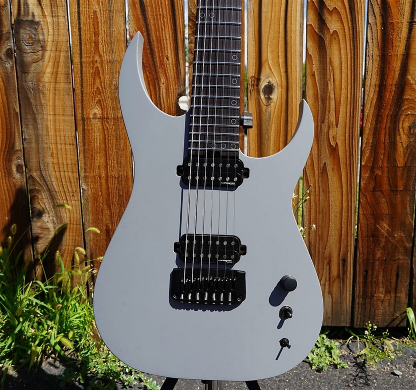 Schecter USA CUSTOM SHOP Keith Merrow KM-7 MkIII Stage Stealth Grey Satin 7-String Electric Guitar