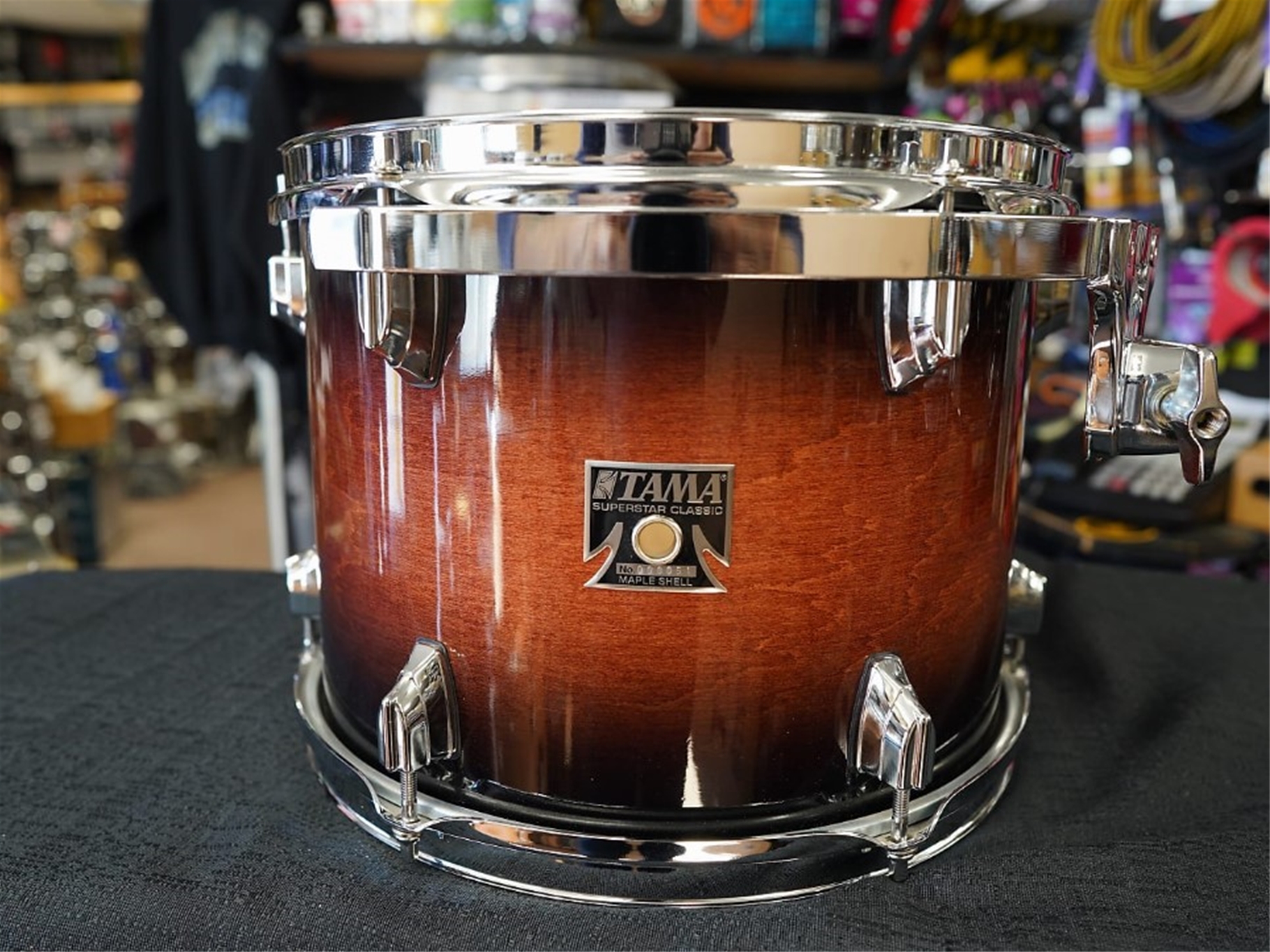 USED - Tama Superstar Classic Series 12" Tom - Gloss Mahogany Burst 