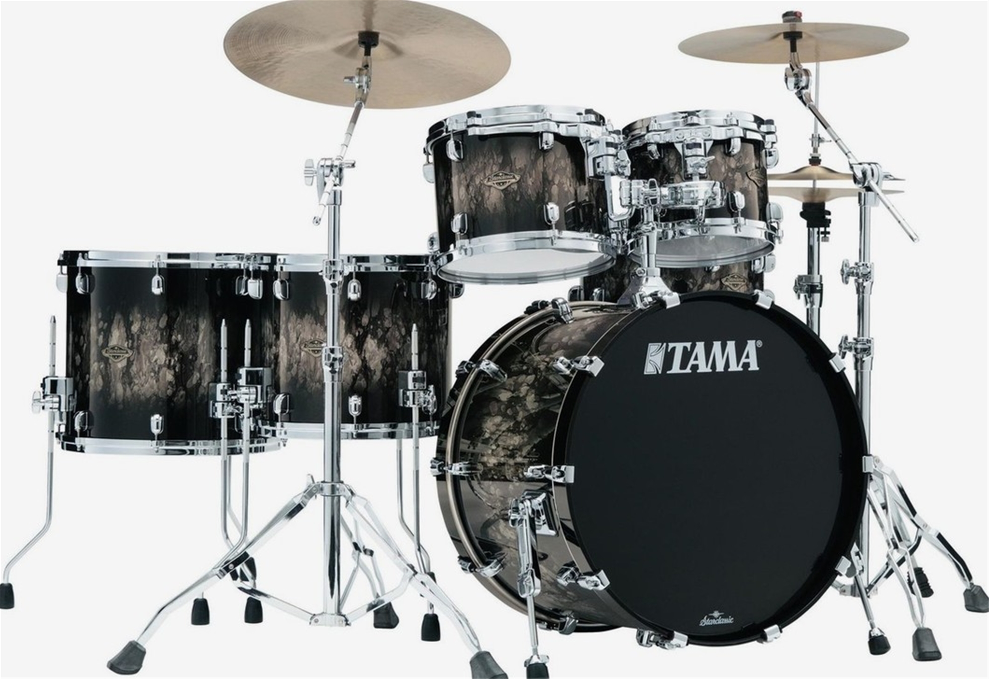 Tama Starclassic Walnut/Birch 5pc Shell Pack - Molten Platinum Burst | 10, 12, 14, 16, 22"