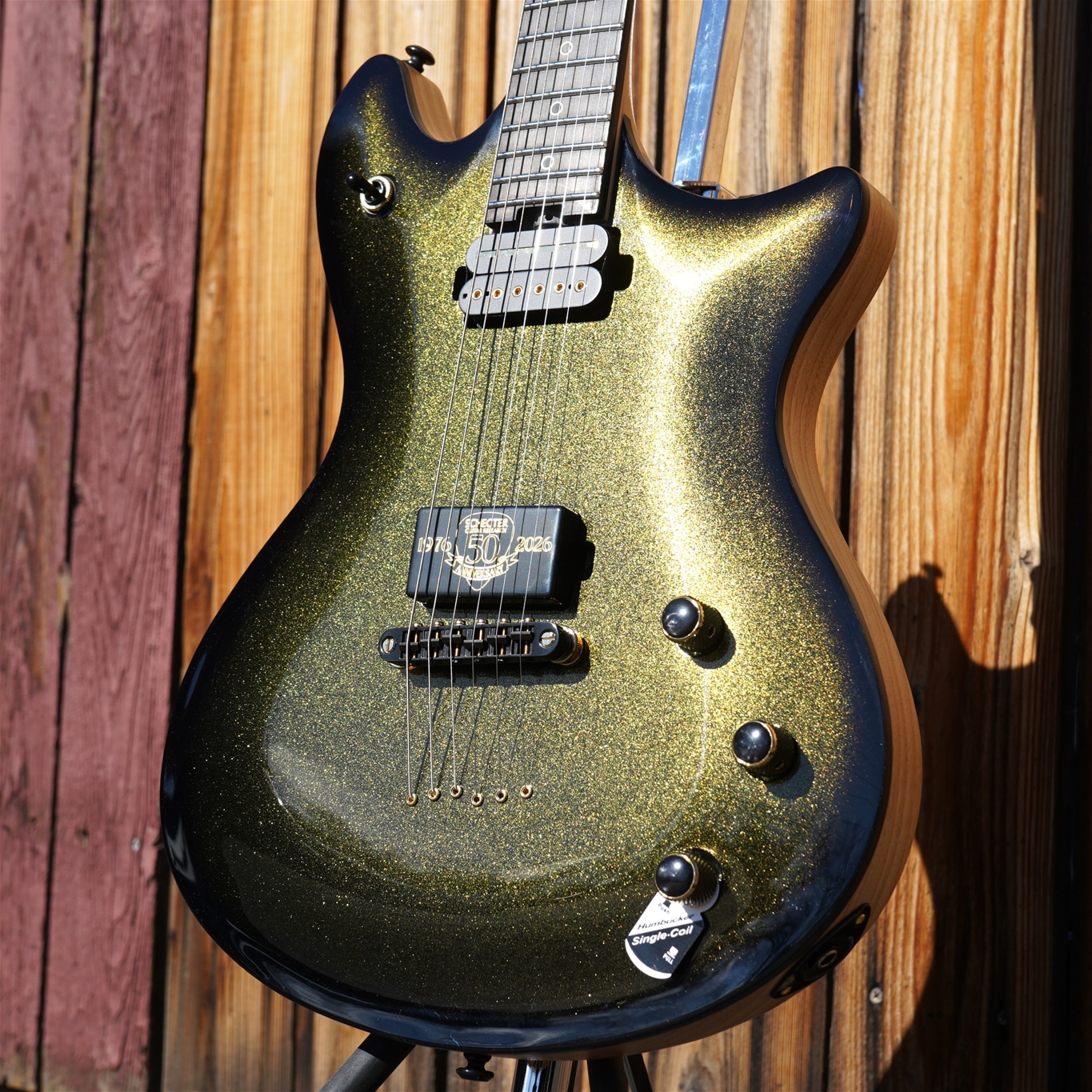 Schecter DIAMOND SERIES Tempest 50th Anniversary 50th Gold Burst 6-String Electric Guitar 2026