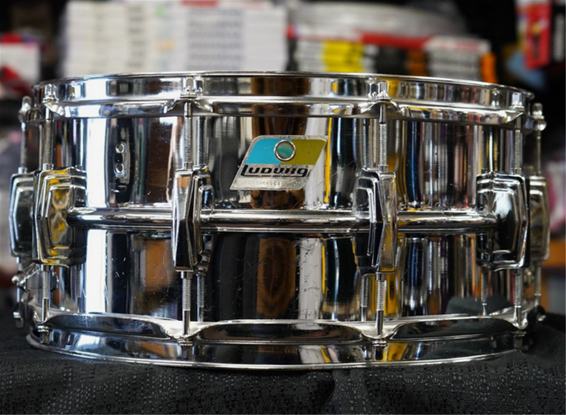 USED - Vintage 1970 Ludwig USA Supraphonic 6.5x14" Snare Drum - Chrome Plated Aluminum Shell