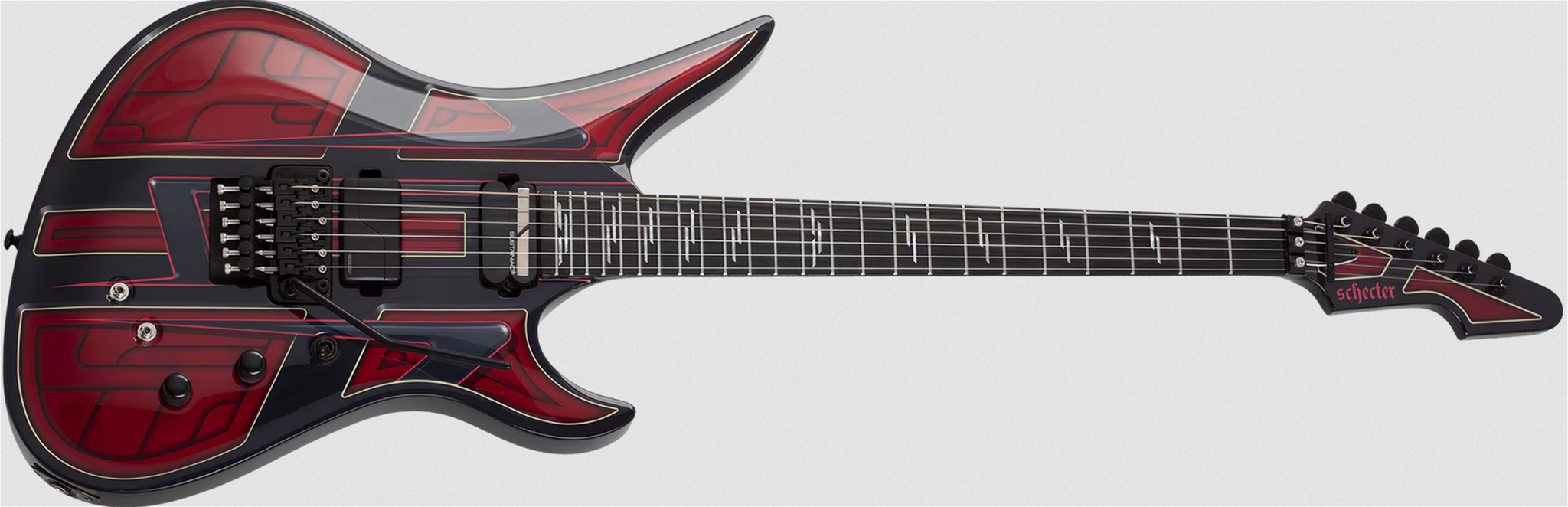 Schecter DIAMOND SERIES Avenger FR-S Przym VESPID Metallic Red     6-String Electric Guitar 2025