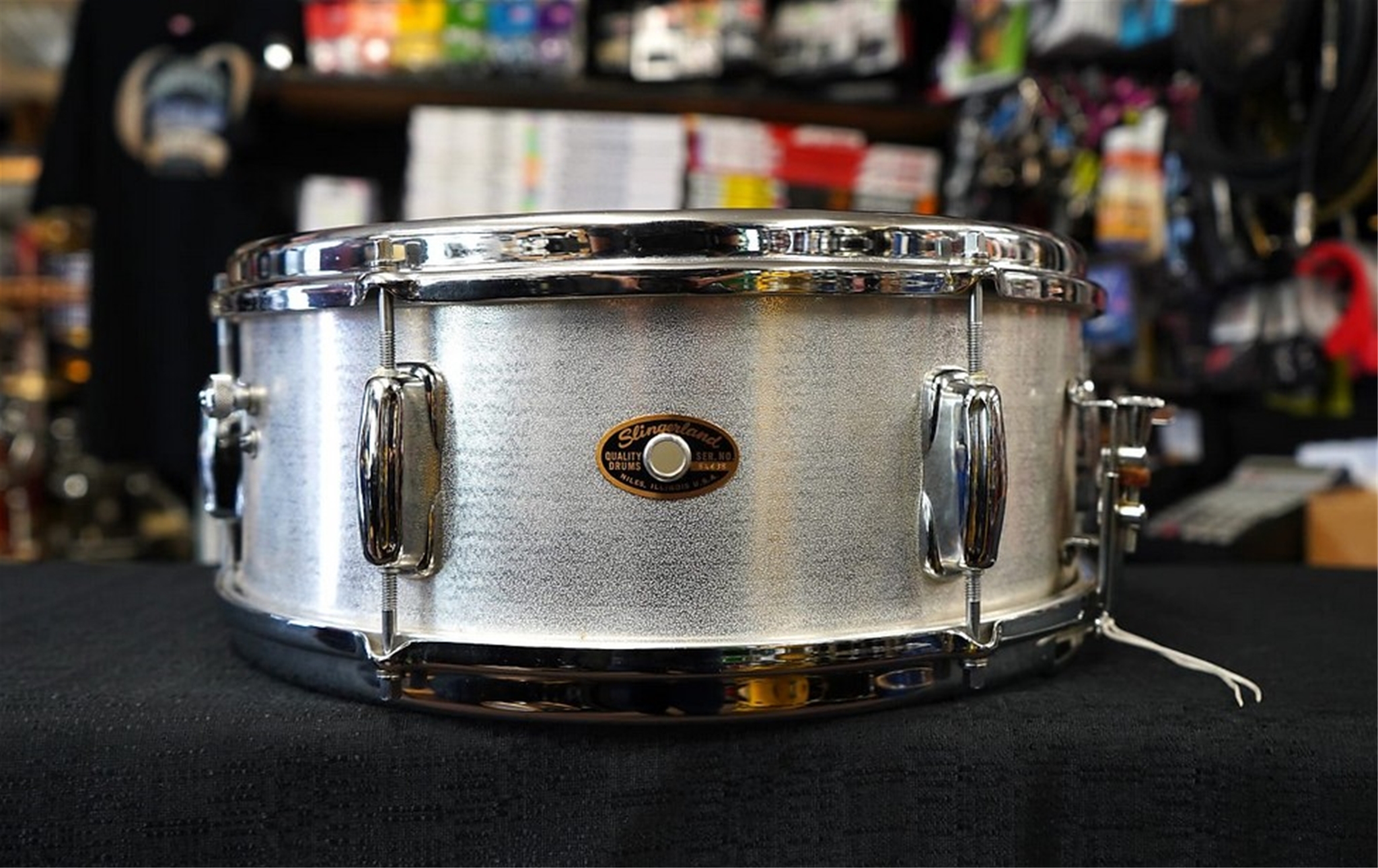 USED - Vintage USA Slingerland 5x14" Aluminum Snare Drum - 1960s Era