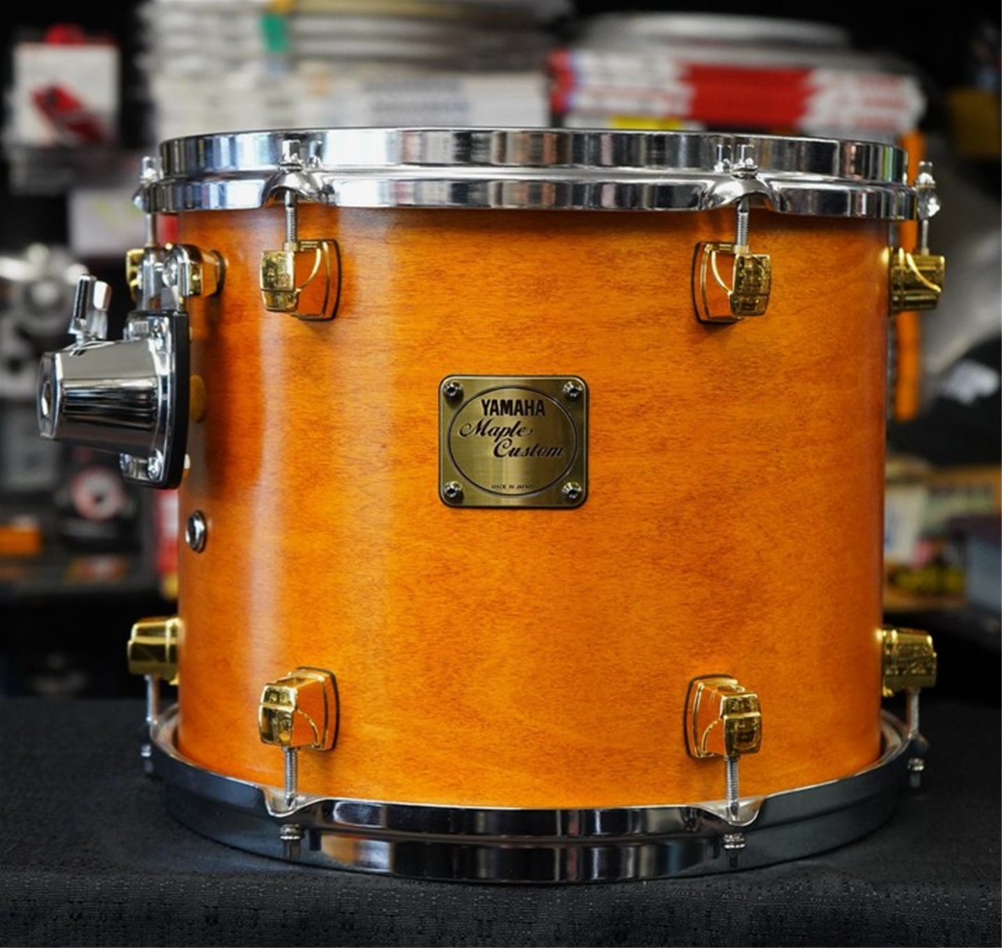 Yamaha Maple Custom 12" Tom w/ YESS Mount (Made in Japan) - Vintage Satin Oil | 10x12"