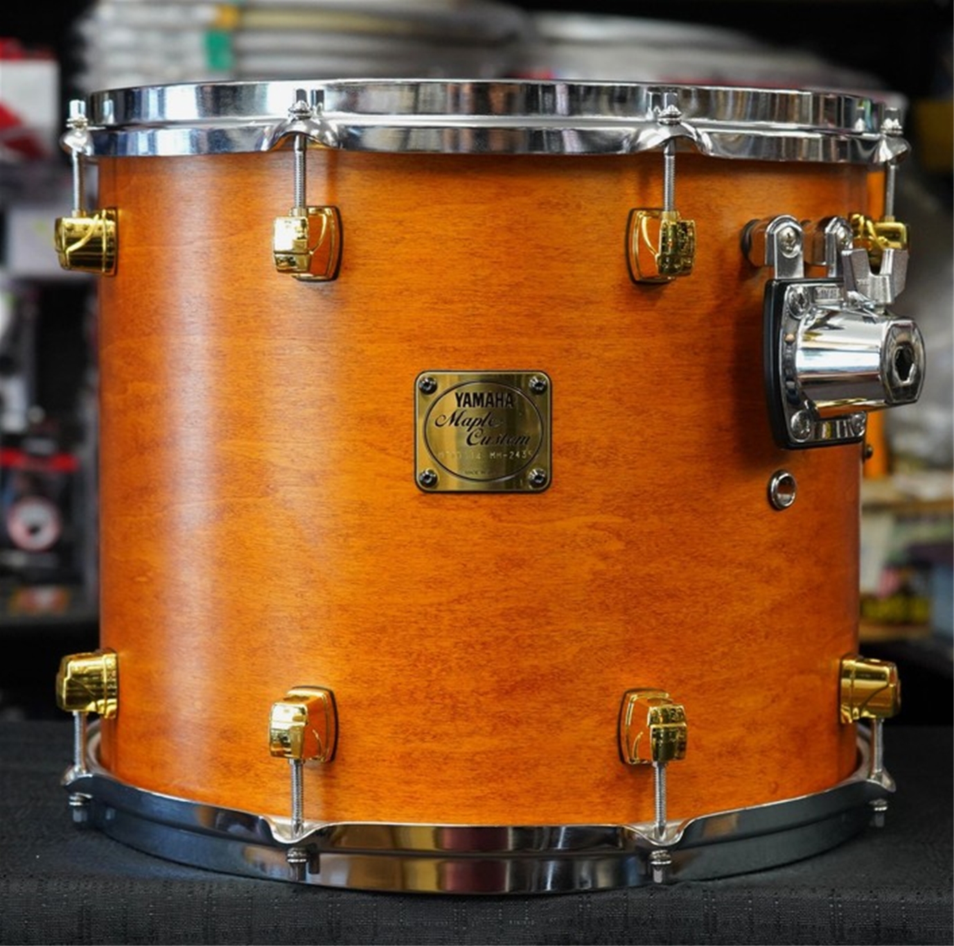 Yamaha Maple Custom 14" Tom w/ YESS Mount (Made in Japan) - Vintage Satin Oil | 12x14"