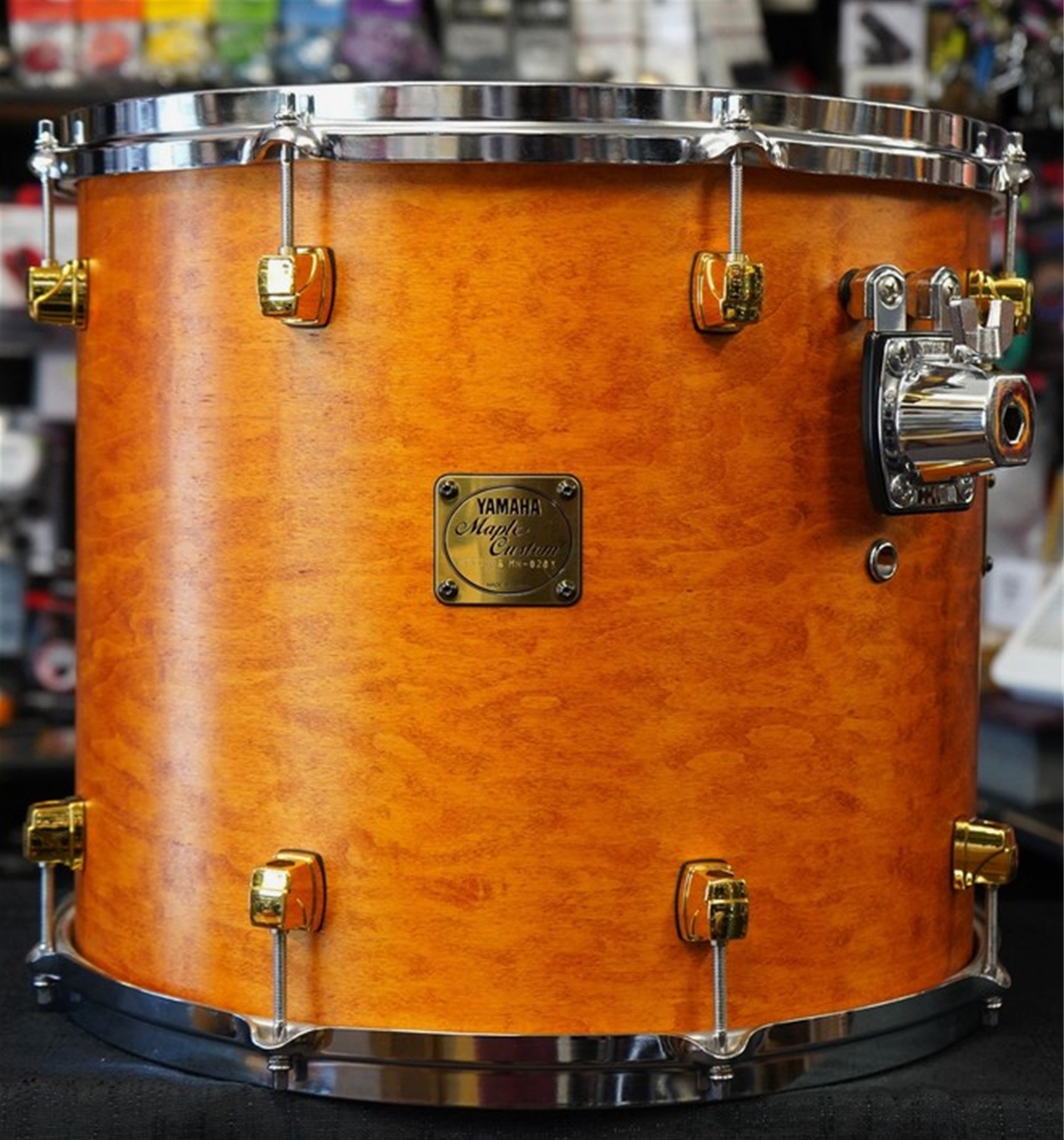 Yamaha Maple Custom 16" Tom w/ YESS Mount (Made in Japan) - Vintage Satin Oil | 14x16"