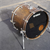 USED - Yamaha/Japan Maple Custom Absolute Series ABD1524T 18x24" Maple Bass Drum - Vintage Black Oil Finish